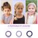 Cooetr 100 Pieces Baby Hair Elastics Elastics for Children Multicoloured Girls Hair Elastics Small and Soft Hair Girls Ponytails for Girls (Purple) - Buy Online on GoSupps.com