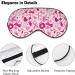 Breast Cancer Awareness Sleep Mask for Women | Adjustable Eye Shades with Elastic Strap | Comfortable & Stylish Sleeping Solution - Buy Online on GoSupps.com