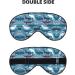 Whale Pattern Unisex Sleep Eye Mask | Soft Comfort Eye Shade for Travel Yoga & Shift Work - Buy Online on GoSupps.com
