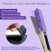 Flat Iron Comb Attachment Clip On - Portable Hair Straightener Brush & Professional Styling Tool (Purple) | Shop Internationally - Buy Online on GoSupps.com