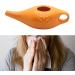 Milageto 250ml Ceramic Pot Nasal Pot for Travel Durable Portable Comfortable Grip Nose Cleaning Pot for Nasal Rinsing Nose Washing Orange - Buy Online on GoSupps.com