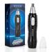 Ear and Nose Hair Trimmer for Men and Women, Eyebrow Hair Remove, Facial Hair Trimmer with Dual Edge Blades, Easy to Clean Nose Trimmer (Black)