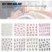 5D Nail Art Stickers Self Adhesive Nail Stickers Nail Decoration Fashion Accessories Embossed Flowers Self Adhesive Nail Decoration for Manicure Nail Art Supplies - Buy Online on GoSupps.com