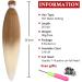 Xtrend 8 packs Ombre Blonde Braiding Hair Pre Stretched Ez Braiding Hair Soft Yaki Texture Synthetic Braiding Hair for Box Braids Hair Not Itchy Hot Water Setting Braids Hair 27613# 26 Inch (Pack of 8) 27613# - Buy Online on GoSupps.com