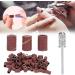 75 Sanding Bands Nail Drill Bits Nail Art Sanding Caps 80 120 180 Grit Brown for Nails and Cuticles Easy to Use Suitable for Nail Care - Buy Online on GoSupps.com