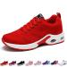 Orthowalk for Pain-Free Feet Orthopedic Shoes Lightweight Sports Shoes Women (42 Red) 42 EU Red
