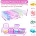 Large 7-Day Pill Organizer with 28 Compartments - Medication and Vitamin Storage Box 17.5 x 11 x 2.7 cm - Buy Online on GoSupps.com