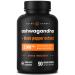 NutraChamps Organic Ashwagandha Capsules 2000mg Adrenal Fatigue Thyroid & Mood Support Ashwagandha Supplements Ashwagandha Root Powder & Lemon Balm Superior Absorption with Black Pepper