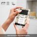 Meina Naturkosmetik Black Organic Hair Soap - Dandruff & Greasy Hair Solution with Activated Carbon | Vegan Sustainable Handmade Plastic-Free No Palm Oil - 80g - Buy Online on GoSupps.com