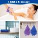Windspeed 2Pcs African Body Exfoliating Net - Deep Cleaning Bath Sponge for Men and Women - Shower Scrubber - Stocking Stuffer - 80x30cm - Blue + Purple - Buy Online on GoSupps.com