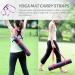 Yoga Mat Carry Strap Sling - Adjustable Band for Home & Travel - Assorted Colors - 134x4cm - Buy Online on GoSupps.com