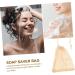 Baluue 6pcs Soap Bag Toilet Soap Pouch Exfoliating Soap Pocket Bar Soap Pouch Soap Storage Bag Beige Sisal - Buy Online on GoSupps.com