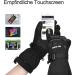 Yobenki Ski Gloves - Warm 3M Thinsulate Snowboard Gloves for Men with Touchscreen | Winter Outdoor Gear (-34 /-30 ) - Anti-Rolling Black L - Buy Online on GoSupps.com