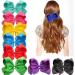Xansema Women Girls 8 Inches Large White Hair Bow Alligator Clip - Hair Accessories - Buy Online on GoSupps.com