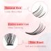Glowing Win Cluster Individual Lashes - 120 PCs DIY Natural Eyelash Extensions (0.07D + 20D Mix 8-14mm) - Perfect for Home Use - Buy Online on GoSupps.com