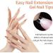 Kredioo Gel X Nail Extension Kit with 500PCS Acrylic Nail Tips & 4-in-1 Nail Glue - Beginner Fast DIY Manicure Set - Buy Online on GoSupps.com