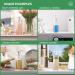 Bar5F 32oz Empty Shampoo Pump Bottle - BPA-Free White Cylinder with Plastic Pump - Buy Online on GoSupps.com