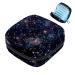 Night planet star galaxy sanitary napkin storage bag portable period pocket for women teen girls girls menstrual cup pocket breastfeeding pad holder