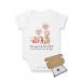 allaboutthebump Nanny Grandad I Can't Wait To Meet You Baby Announcement Vest Animal Print | Baby Announcement Vest Bodysuit (Pregnancy Reveal) - Gift Wrapped with Box