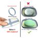 KIASONA Travel Pack: 4 Toothbrush Cases, 2 Leakproof Soap Holders, Soap Bar Box Container, Large Toothbrush Cover - Ideal for Bathroom, Camping, School, Gym, Outdoor, Home (White/Blue) - Buy Online on GoSupps.com