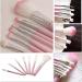 GAweb 7Pcs Pro Pink Makeup Brushes Set for Face, Lip, Eye Shadow, Eyeliner - Beauty Cosmetic Tool Kit - Buy Online on GoSupps.com
