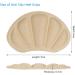 Jizzu Heel Pillows - 8 Pairs Self-Adhesive Shoe Pads for Big Shoes | Thick Foot Inserts for Men & Women | Multicolored Anti-Bubble Insole Inserts - Buy Online on GoSupps.com