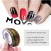 Claral 0.5mm Nail Striping Tape Line Silver Gold Laser Adhesive Holo 3D Sticker Decor DIY Strips Nail Polish Accessories Tool LA1009-1 Claral (Color : 1x Gold) - Buy Online on GoSupps.com