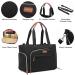 LOVEVOOK Breast Pump Bag Set - Tote Diaper Bag with Laptop Pocket, Cooler Bag, and Changing Pad for Breastfeeding Moms | Fits Spectra, Medela, Elvie - Black - Buy Online on GoSupps.com
