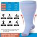 Ancrina Plus Size Compression Socks for Women & Men - 3XL-4XL Blue for Sports Running Air Travel & Cycling - Buy Online on GoSupps.com