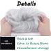 SEGO Silver-Grey Hairpiece Bun Tie | Voluminous Hair Extensions for Updos | 50g Hair Knot - Buy Online on GoSupps.com