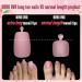 NOVO OVO Fake Toe Nail Tips Press on Soft Gel Toenail Extension PURE BERRY PINK LONG Tapered Square Pre-applied Tip Primer & Base Coat Full Cover Pre-etched False Nails for DIY x 12 Sizes 240Pcs PURE BERRY PINK LONG EU - Buy Online on GoSupps.com