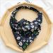 Buy Elastic Floral Chiffon Hair Band - Women's Triangle Bandana & Headwrap Scarves | Stylish Black Headgear for Girls - Buy Online on GoSupps.com