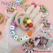 Munchewy Personalized Teething Relief Ring - Light Pink/Lilac - Buy Online on GoSupps.com