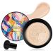 Air Cushion CC Cream Mushroom Head Indicativet 2024 New Mushroom Head Air Cushion CC Cream BB Cream Face Make Up Waterproof Oil Control Moisturizing Concealer Cream Foundation(Natural)