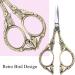 Vintage Stainless Steel Cuticle Embroidery Scissors - 2pc Set for Beauty Grooming and Manicure - Buy Online on GoSupps.com