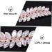 minkissy 1pc Half up Hair Clip Girl Zircon Hairpin Leaf Hair Barrettes Hair Comb Decorative Hair Pins Bridal Flower Comb Flower Hair Decor Stylish Hairpin Flowers Rhinestones Bride - Buy Online on GoSupps.com