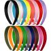 16 Pieces Plastic Headbands with Teeth Simple Hard Headbands Wide Anti-slip Hair Bands Craft Headband Hoops for Women Girls DIY Hair Accessories (1 Inch, Classic Color) 1 Inch (Pack of 16) Classic Color