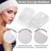 APPEARUS Spa Facial Headband - Terry Cloth Headbands for Bath, Makeup & Sport (4 Count/White) - Buy Online on GoSupps.com