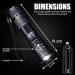 ZASHMART UV Torch 87MM L 9LED Torch 395 NM Black Flashlight Powerful UV Light Pets Urine Detector 26MM Dia Ultraviolet Light Cat Dog Bed Dry Urine Detector (Pack of 5) (2 Modes Zoom Torch) - Buy Online on GoSupps.com