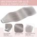 Silk Co Tape In Extensions - 55cm Gray Real Human Hair | 10pcs Skin Weft | 25g Extreme Tape Glue - Buy Online on GoSupps.com