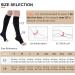 ZMERCH Knee High Compression Socks for Varicose Veins - Unisex Grade 3 Open Toe - XL Beige - Buy Online on GoSupps.com