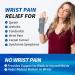 Carpal Tunnel Wrist Brace - Adjustable Splint for Pain Relief & Night Support | Large Right Hand Support for Men & Women - Buy Online on GoSupps.com