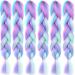LDMY Piano Multi Colors Pink Purple Blue Green Braids Extension 6PCs/Pack 24inch Jumbo BraIring Hair Extensions Kanecalon Synthetic Hair for Women 100g/PC 35