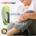 Buy SilverAge Calf Support Compression Sleeve for Men & Women | Relieve Shin Splints Varicose Veins Leg Pain | Stylish & Comfortable for Running Gym | Free 10Ml Oil - Buy Online on GoSupps.com