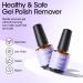 Gellen Gel Nail Polish Remover 2Pcs Gel Polish Remover for Nails with Cuticle Pusher and Cuticle Oil Quick & Easy Nail Gel Remover in 2-5 Minutes No Need Soaking Or Wrapping 15ml 0.5fl.oz - Buy Online on GoSupps.com