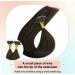 KOCONI 18 Dark Brown Nano Rings Human Hair Extensions - 50g 1g/Strand | Double Drawn #2 Nano Tip Beads - Buy Online on GoSupps.com