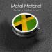Old Jamaican Flag Portable Metal Pill Box | Round 3-Compartment | Travel-Friendly Design for Small Pills - Buy Online on GoSupps.com