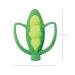 Infantino Lil Nibble Teether Pea Pod - Soft Silicone Textured Teether for Sensory Exploration & Teething Relief - Easy Grip Handles - Green Multicolored - Buy Online on GoSupps.com