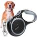 Edipets dog leash pull-out inserable 3 5 and 8 meters flexible band for right and walks dog leash rolleine flexileine retractable (gray 5 meters 50kg) gray 5m to 50kg