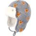 Gajaous Winter Animals Earflap Beanie Hat for Baby Boys Girls | Infant Dinosaur Fox Pattern Fleece Lining | Warm Hat 1-2 Years - Buy Online on GoSupps.com